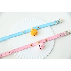 Collar con correa y cascabel para perro y gato