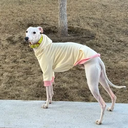 Abrigo de vellón cálido invierno para galgo italiano y Whippet