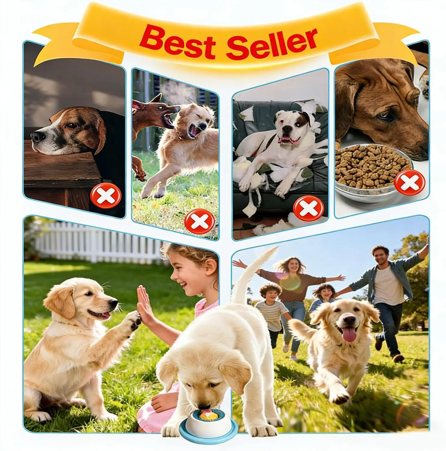 Comedero lento antideslizante para perros y gatos – Juguete anti-ansiedad - imagen 5