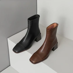 Botas retro para perro con cremallera trasera – Botín invierno