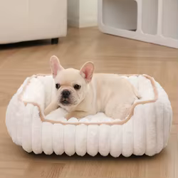 Camas nido para perros y gatos, cama para mascotas suave y cómoda de felpa cálida para invierno, nido para gatos para dormir profundo, suministros para perros y mascotas para todas las estaciones