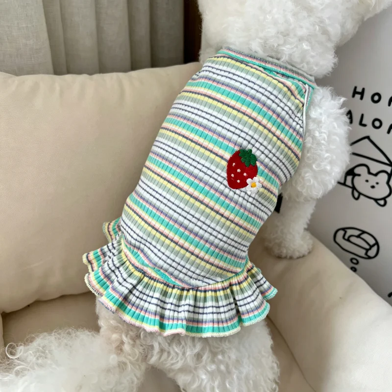 Vestido refrescante fresas para perros pequeños Chihuahuas - imagen 2