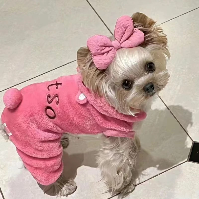 Pinza para el pelo con lazo para mascotas, accesorio para perros y gatos, color rosa, delicado, encantador, dulce, Yorkshire, Marzis - imagen 5