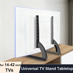 Soporte TV universal de altura ajustable 14-42 pulgadas VESA 200x200