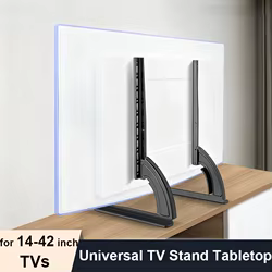 Soporte TV universal de altura ajustable 14-42 pulgadas VESA 200x200