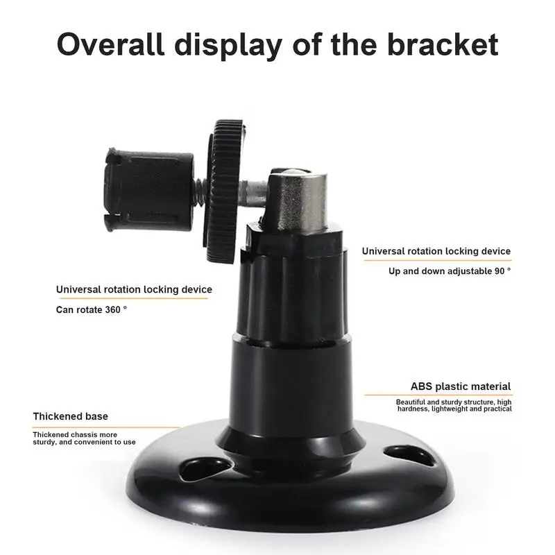 Soporte de cámara de montaje en pared, soporte de cámara estable ajustable, resistente al desgaste, soporte de cámara interior y exterior - imagen 5