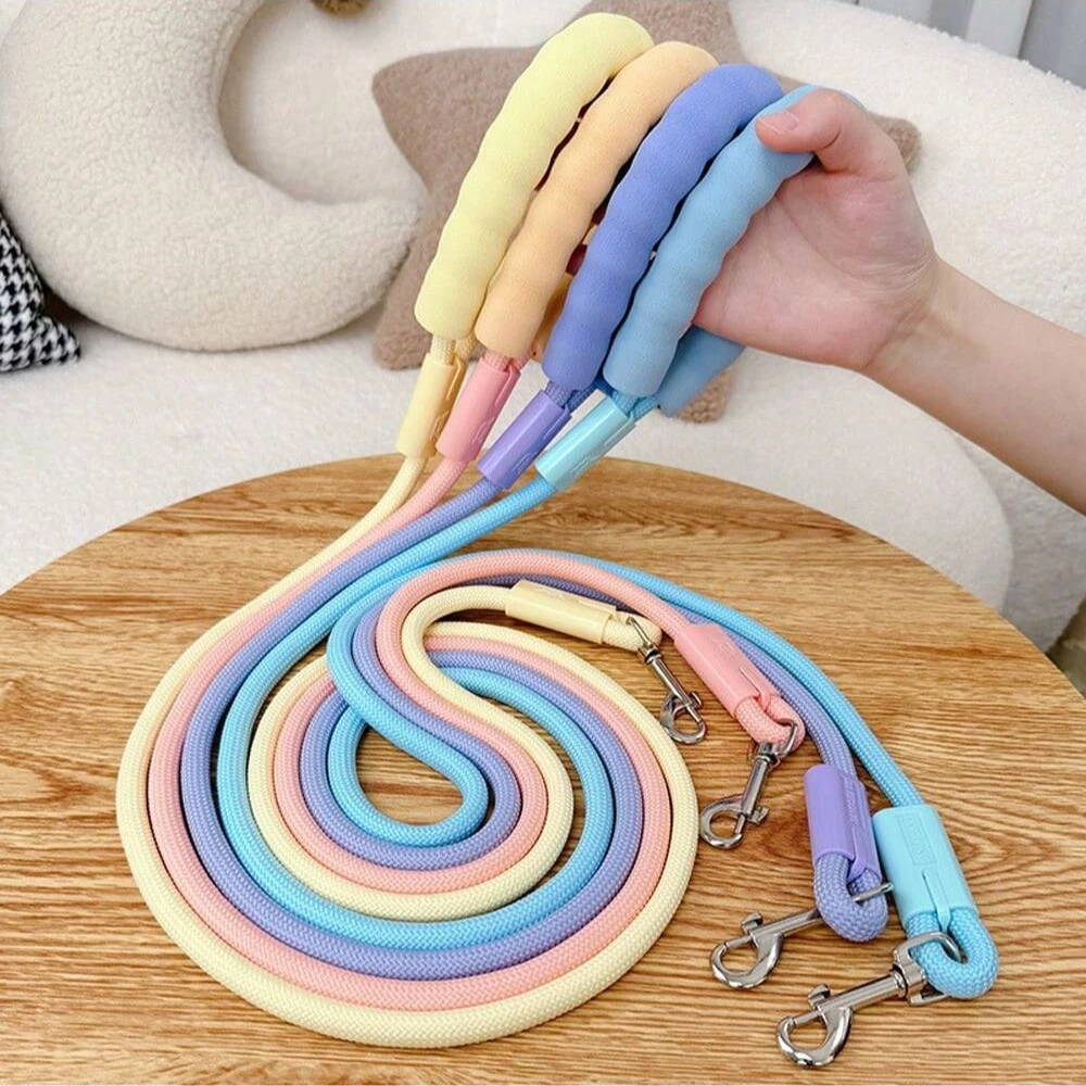 1 ชุดสายจูงสุนัข + จี้นุ่มรอบเชือกสายจูงสุนัข Claw จี้สําหรับสัตว์เลี้ยงสุนัขขนาดกลางขนาดเล็กเดินสุนัข Traction - imagen 5