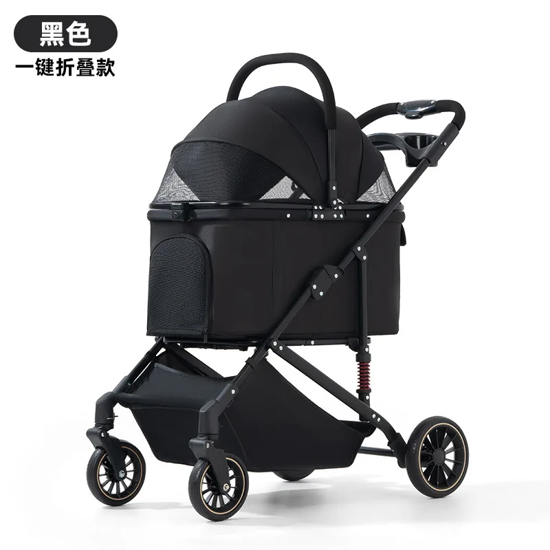 Carrito plegable para perros pequeños y medianos – Paseos y viajes - imagen 3
