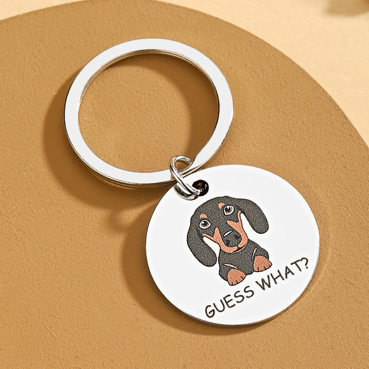 Regalo de perro salchicha llavero de perro salchicha divertido y lindo regalo de perro Weiner para mujer perro mamá papá regalo la mejor idea de regalo - imagen 5