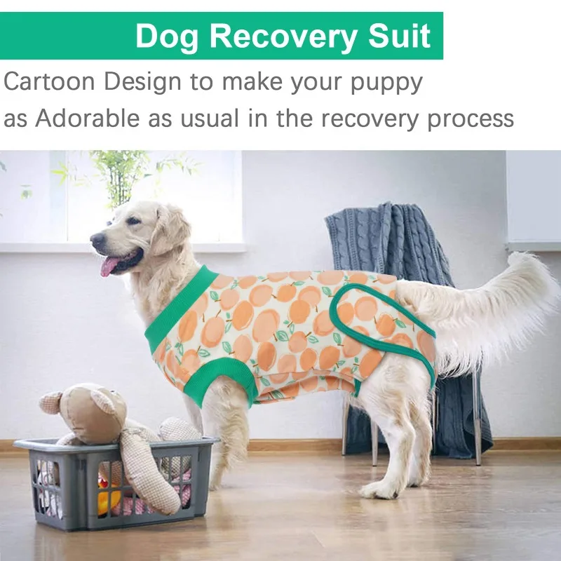 Ropa de enfermería para recuperación de perros después de la cirugía, rehabilitación quirúrgica, disfraz de ingeniería, productos para mascotas, monos suaves de algodón - imagen 3