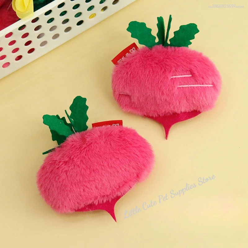 1 Uds. Juguetes para gatos de peluche, zanahoria, pepino, hierba gatera rellena, juguete para masticar, suministros suaves para mascotas, juguete interactivo arrugado para gatitos - imagen 2
