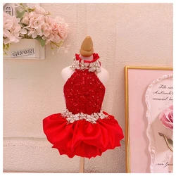 Vestido navideño para perros pequeños Yorkshire – abrigo peluche