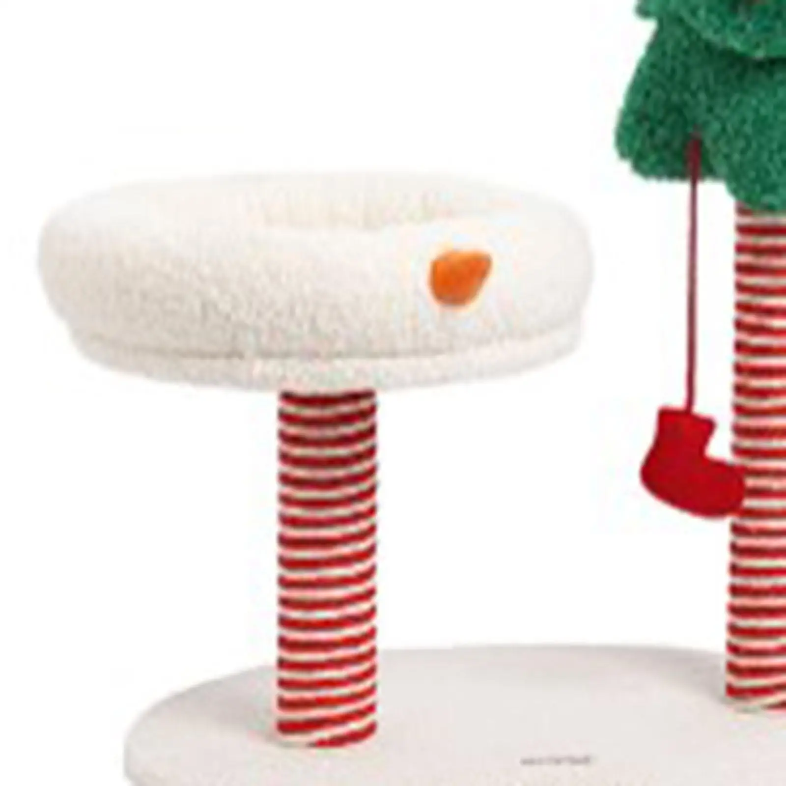 Cat Scratching Post Christmas Theme Cat Climbing Frame for Kittens Jumping