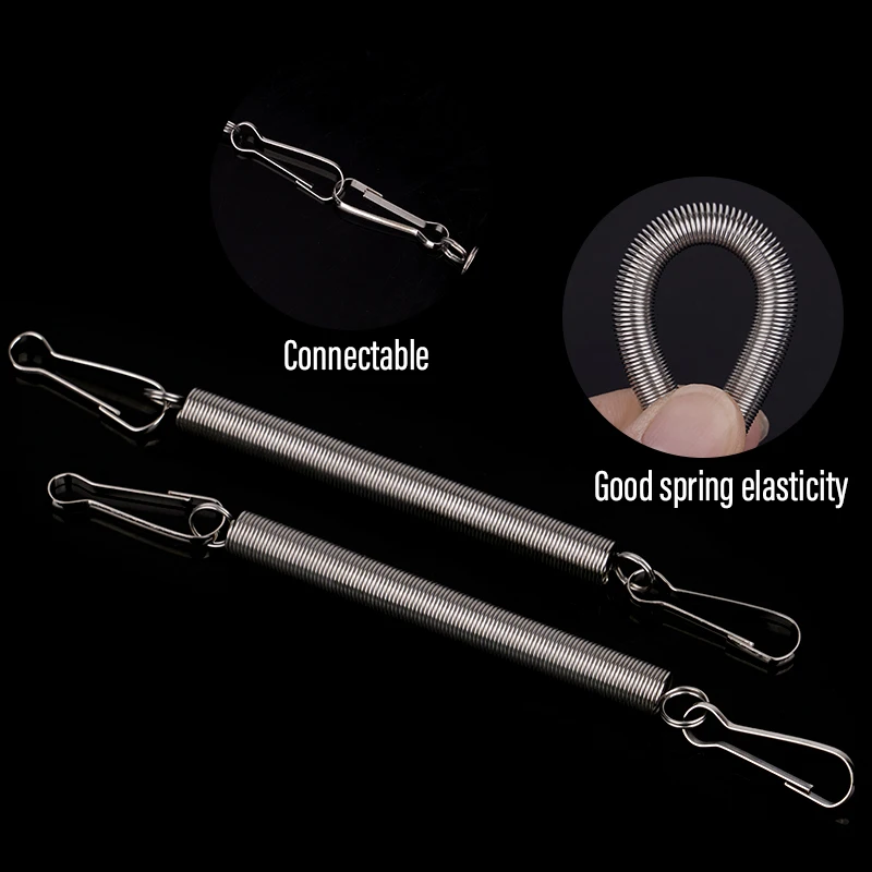 Resortes de repuesto para jaula de conejo para mascotas, 5/10 Uds., 3,1 pulgadas con 2 Clips, botella de agua de sujeción para conejo y hámster - imagen 3