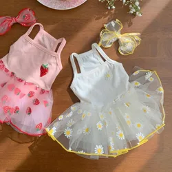 Vestido de princesa para perros y gatos – ropa de verano refrescante