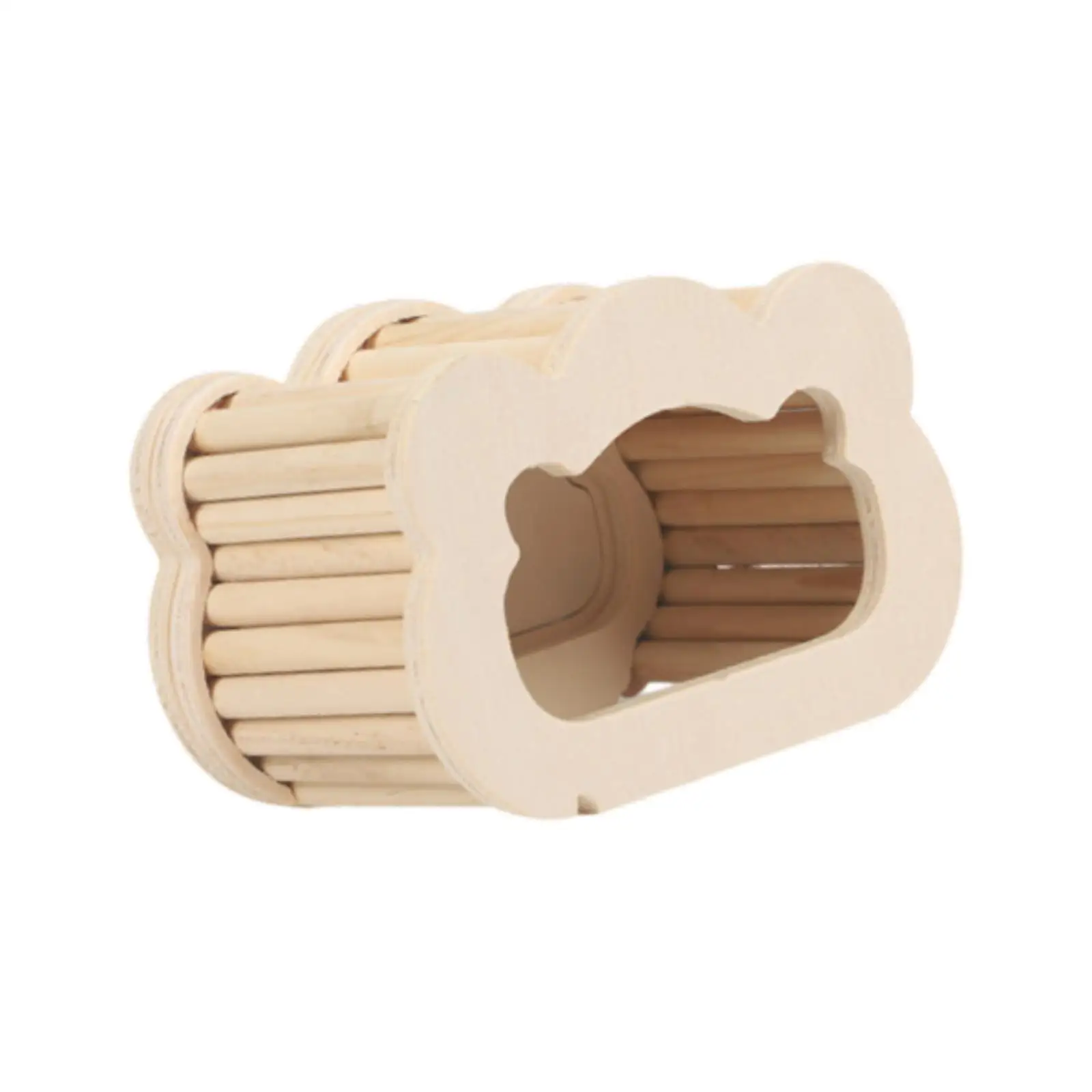 Hamster Wooden House, Hideout Small Animal House Nest, Activity Shelter, Habitat Decor Cage Accessory for Running, Exercise Hamster Wooden House, Hideout Small Animal House Nest, Activity Shelter, Habitat Decor Cage Accessory for Running, Exercise
