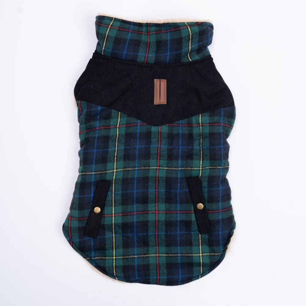 Chaqueta de invierno para cachorros y perros, chaleco para perros Chihuahua Bichon, cárdigan de algodón, abrigo, ropa de lana para perros pequeños, suéter cálido para perros pequeños - imagen 4