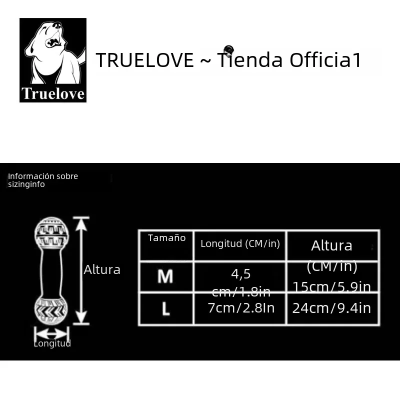 Truelove-dispensador de golosinas súper duradero para mascotas, juguete para perros con mancuernas, alimentador lento, entrenamiento IQ, juego de dentición para perros TLT2606 - imagen 4