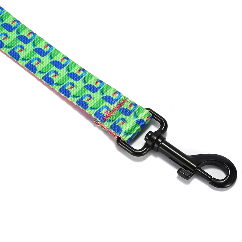 PLATTCO Diseño único impreso DANCING PEACOCK Correa para caminar para perros no plisada de alta calidad 5 tamaños PDL314 - imagen 4