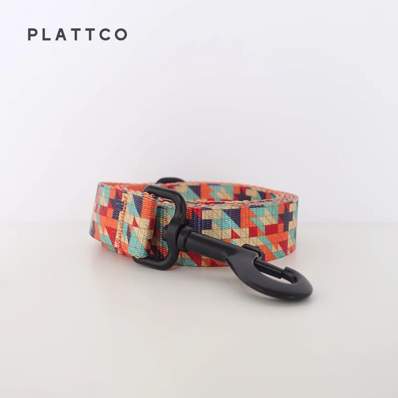 PLATTCO conjunto de correa de cuello de perro único nueva cinta impresa DESERT DUNES con hebilla de alta calidad 5 tamaños PDC310 - imagen 5