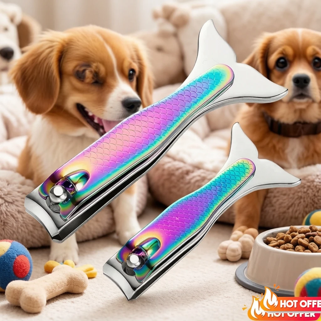 Cortauñas sirena acero inoxidable para gatos y perros pequeños - imagen 3