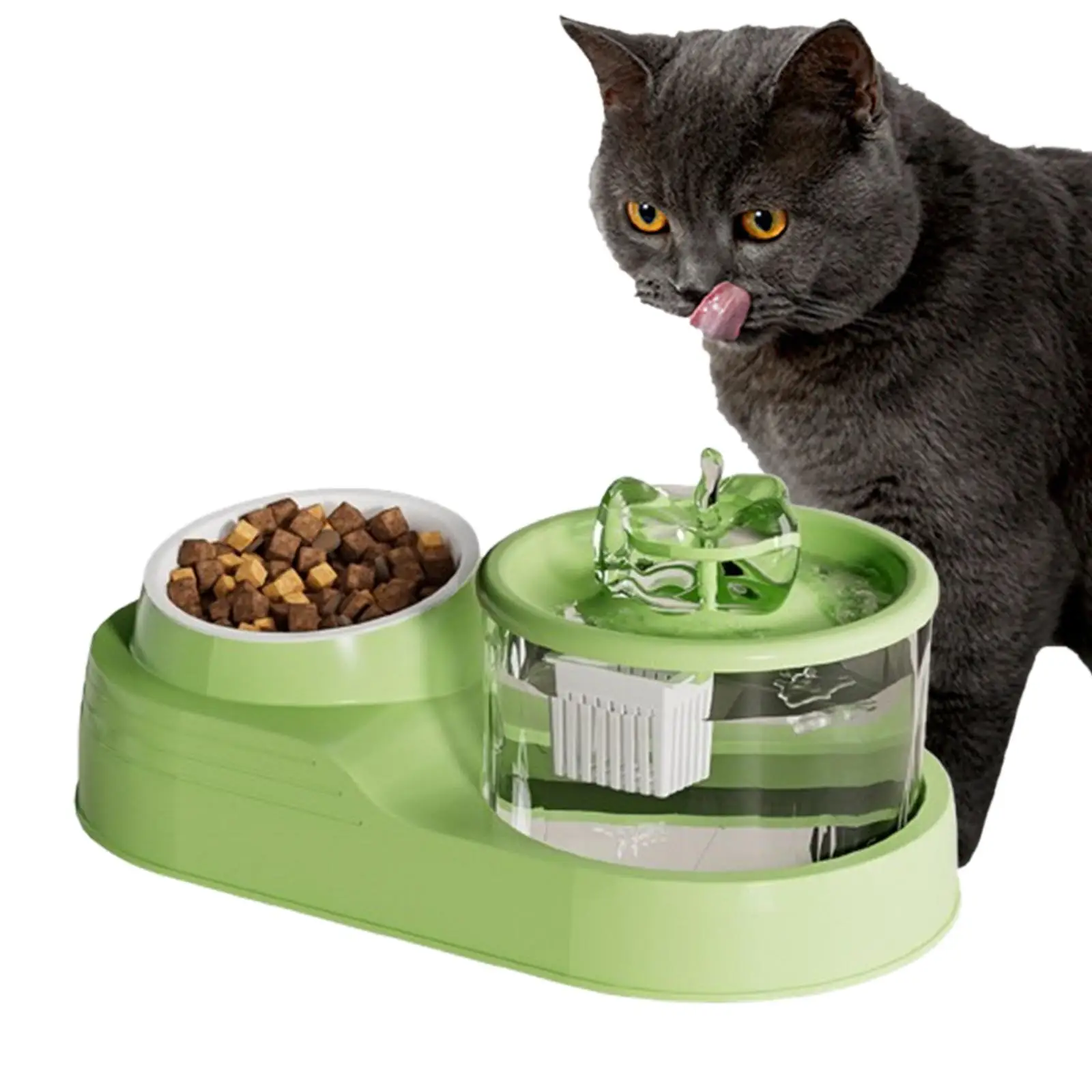 Cat Food And Water Bowl Pet Feeding Bowls Cat Dish for Cats 