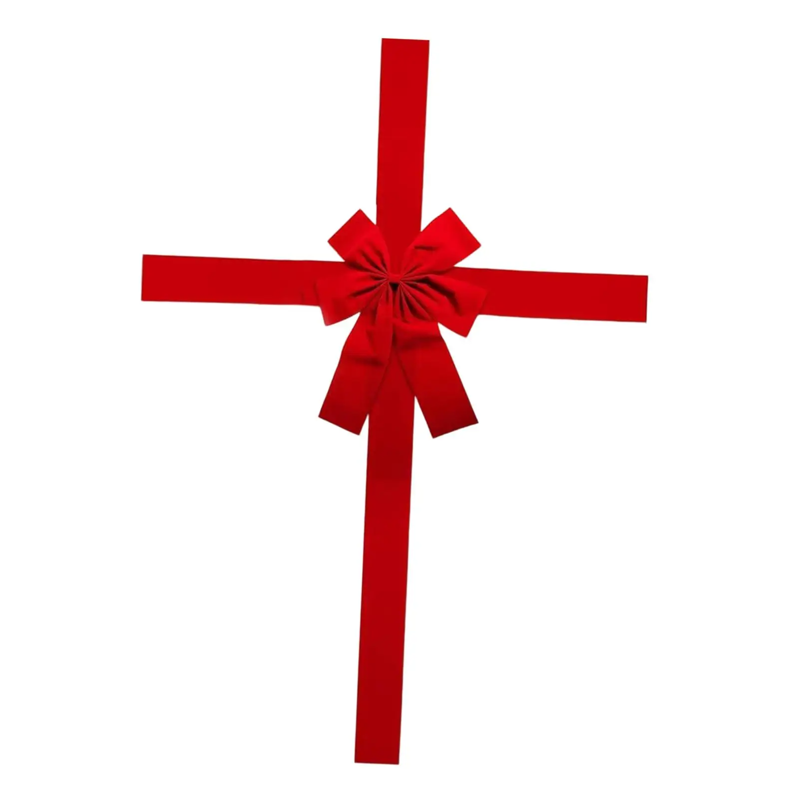 Door Hanging Bow Backdrop Versatile, Christmas Decoration, Christmas Cabinet Door Ribbon for Gift Wrapping Home