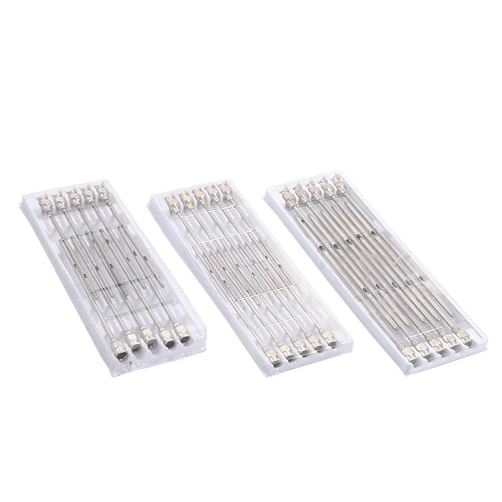 20 piezas tetina de vaca aguja de paso de leche mastitis inyección udder infusión punción ruminal tratamiento de cánula de trocar de acero inoxidable - imagen 5