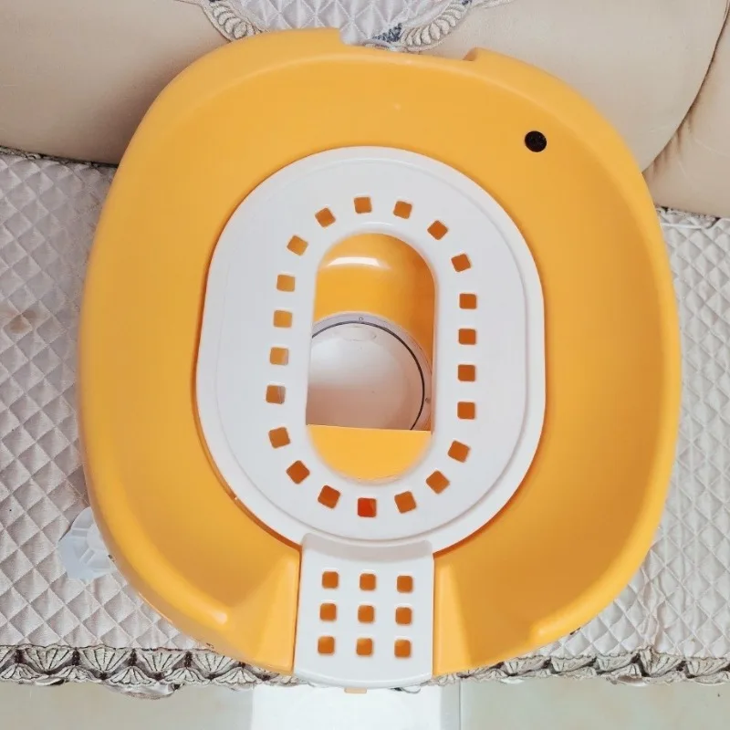 Inodoro con botón para gatos, inodoro para gatos pequeños, gatitos, inodoros de agua con descarga, caja de orinales para gatos y gatitos, accesorios para mascotas, suministros de productos - imagen 4