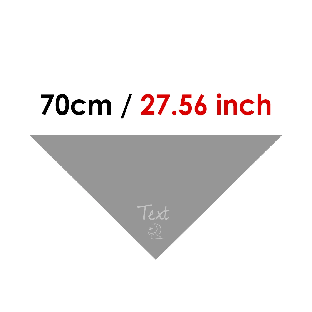 Bandana para perro con nombre personalizado, Collar con patrón de Luna personalizado, babero Triangular para mascotas, bufanda para accesorios para cachorros y gatos - imagen 5