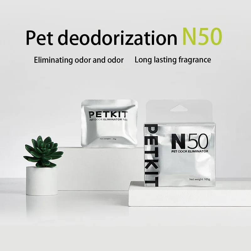 PetKit N50 Cat Litter Box Deodorant Cube Cat Automatic Litter Box Accessories Pet Cat Supplies Persistent Use Fresh Clear Odor - imagen 3