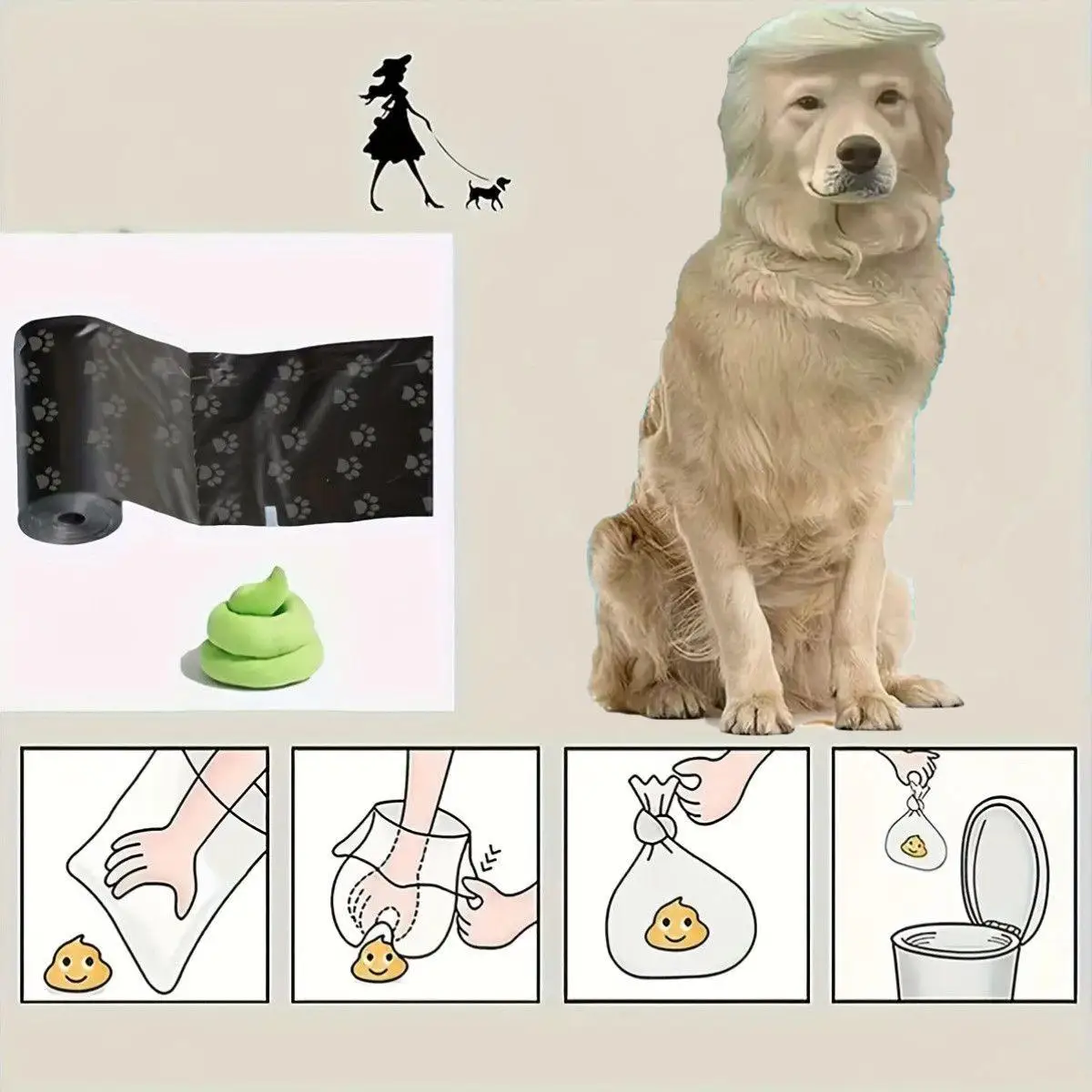 Bolsas para excremento de perro diseño – Interior y exterior - imagen 4