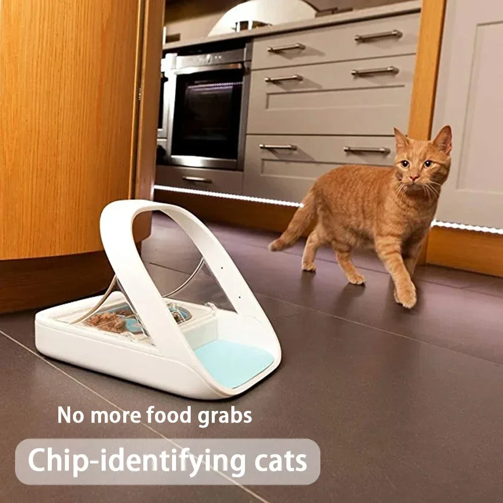 Alimentador inteligente antiarañazos, sin cable de carga, Sensor de reconocimiento de Chip Surefeed UK, cuenco automático para alimentos húmedos y frescos para mascotas, a prueba de gusanos - imagen 2
