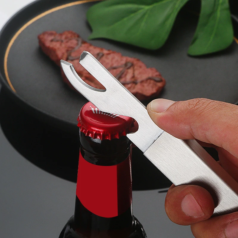 Juego de cubiertos y cucharas de acero inoxidable, tenedor portátil para exteriores, cuchillo, Picnic, 4 Uds., juegos de vajilla para acampar, senderismo y viajar - imagen 3