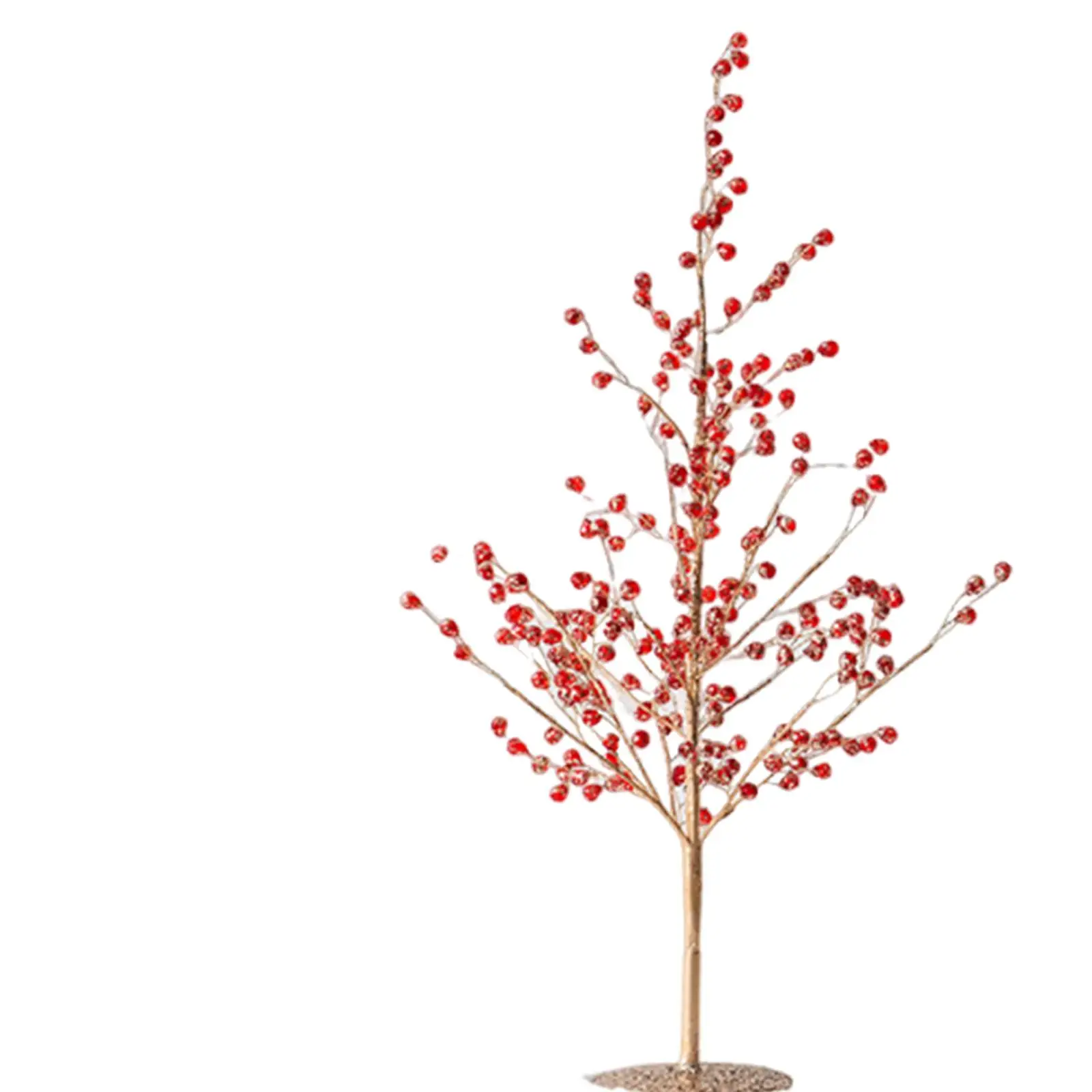 Birch Tree Christmas Decoration Bright Photo Props Table Centerpiece Artificial Branch Money Tree 18.90inch for Wedding Hotel
