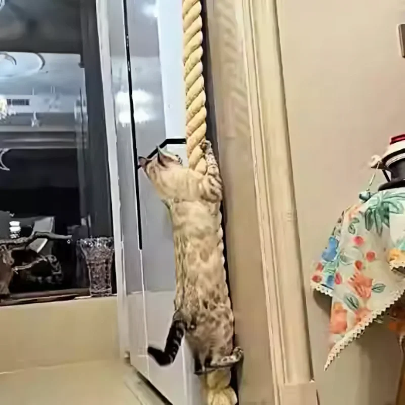 Arco de escalada para gatos – Escalera y plataforma de fieltro - imagen 4