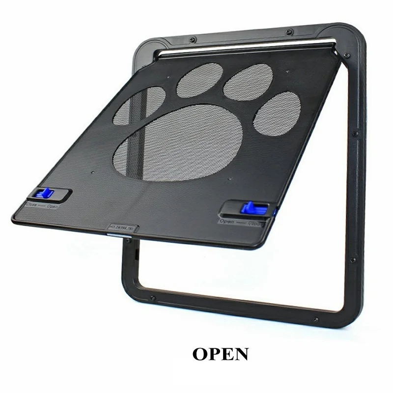 Puerta para mascotas, nueva pantalla magnética bloqueable segura para exteriores, perros, gatos, ventana, puerta, casa, ingresa libremente, bonito jardín a la moda, fácil instalación