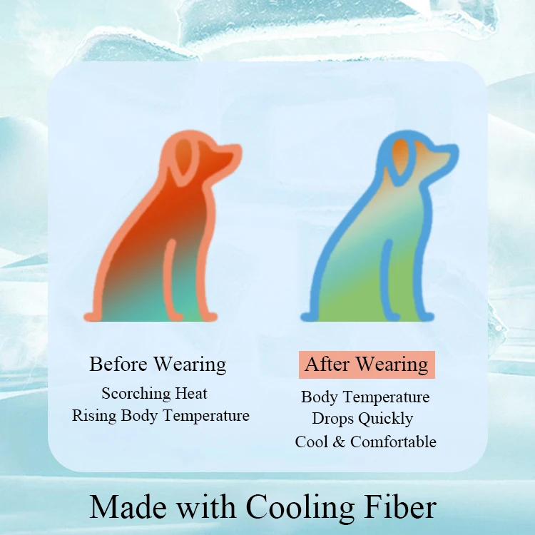 Ropa refrescante para perros, ropa con protección UV para perros pequeños, camiseta elástica, mono suave a prueba de polvo para cachorros, primavera y verano - imagen 4