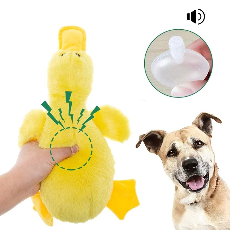 Juguete interactivo de felpa con sonido para perros pequeños, medianos y grandes, adiestramiento de cachorros, morder, masticar, suministros para mascotas - imagen 5