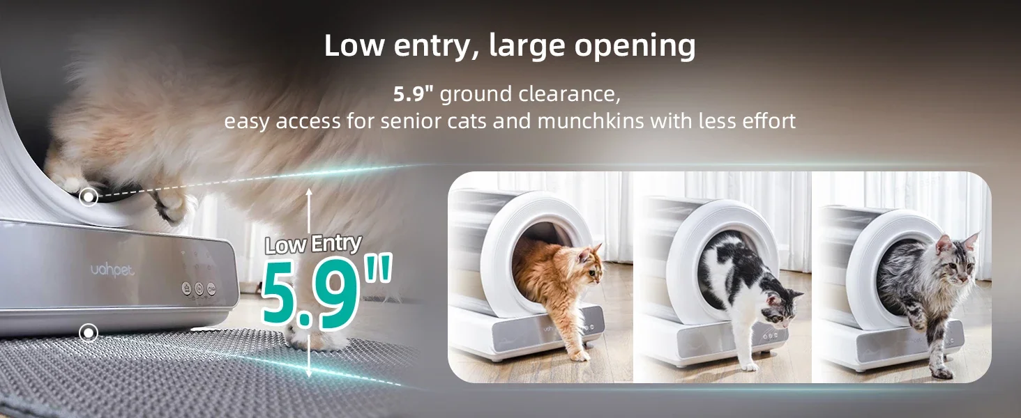 self-cleaning cat litter box