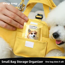 Portabebés ligero y plegable para perros pequeños con correa