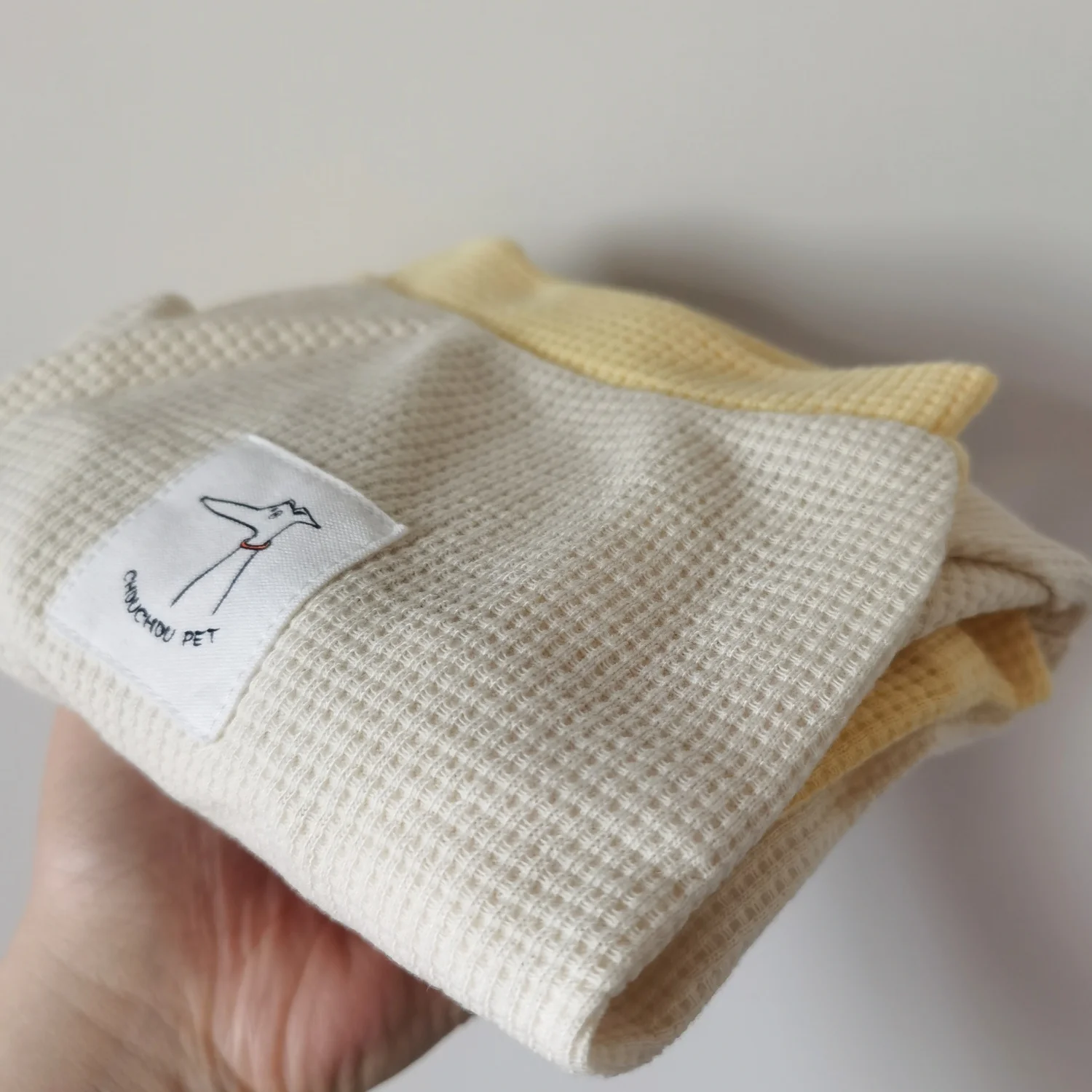 Abrigo de mascota de primavera otoño de color de gofre para galgo italiano Disfraz de Mid Dogs en verano Mono púrpura suave para Wellington - imagen 3