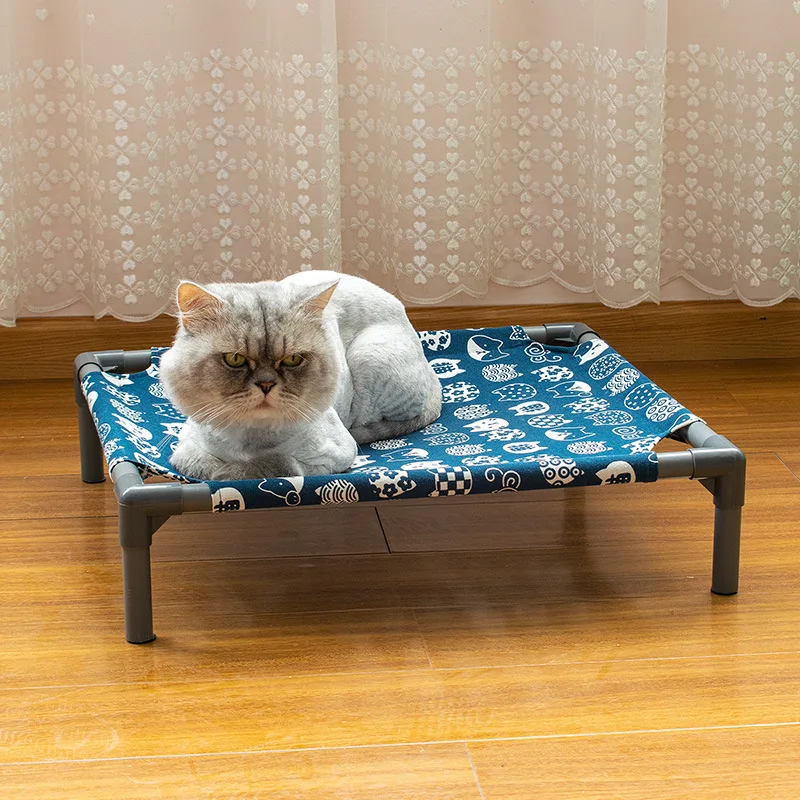 Cama elevada verano para gatos y perros mini – transpirable y lavable - imagen 2