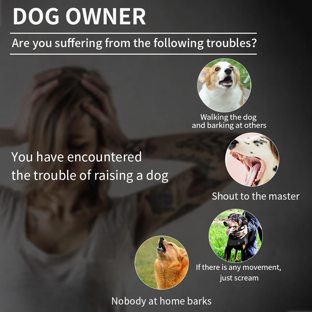 Collar de perro antiladridos automático inteligente, modos de vibración duales recargables, Collar para detener ladridos con pantalla Digital HD - imagen 2