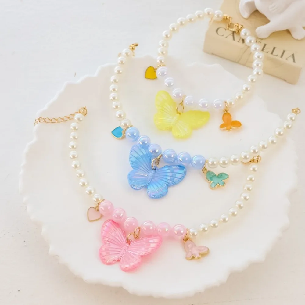 Collar de perlas silencioso para gato y perro pequeño con lazo corazón - imagen 5