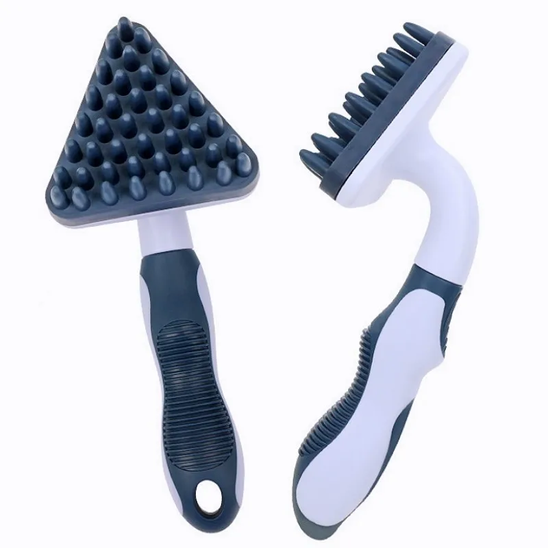 Cepillo para perros, removedor de pelo para mascotas, cepillos de baño para perros, cepillo de masaje para ducha, ducha de baño para perros, peine para gatos, peine para el cuidado de mascotas, suministros para mascotas - imagen 3