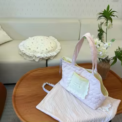 Transportín viaje ligero Princess para gatos y perros pequeños con bolsillo
