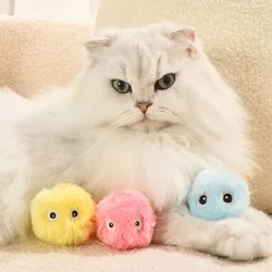 Pelota eléctrica interactiva para gatos con hierba gatera