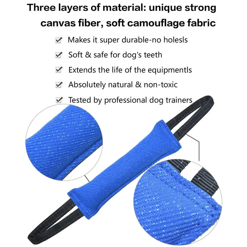Tela resistente a las roturas para entrenamiento de perros, palo para morder para perros, objetivo para morder, juguete para morder para perros - imagen 2