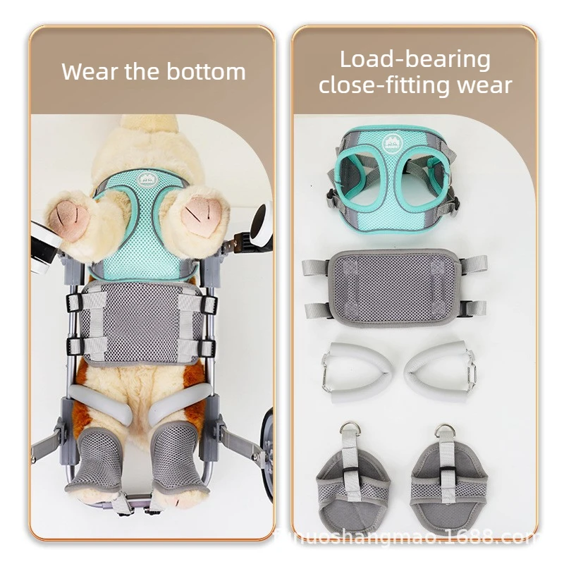 Silla de ruedas para perros con parálisis en patas traseras - imagen 2